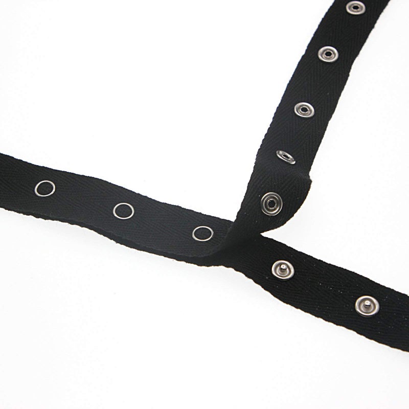 SHUNLI Black Snap Button Tape Ribbon Fasteners Buckels Trim for DIY Sewing Crafts Black and White(Black,5 Yards/Pack),SHUNLI - Image 4